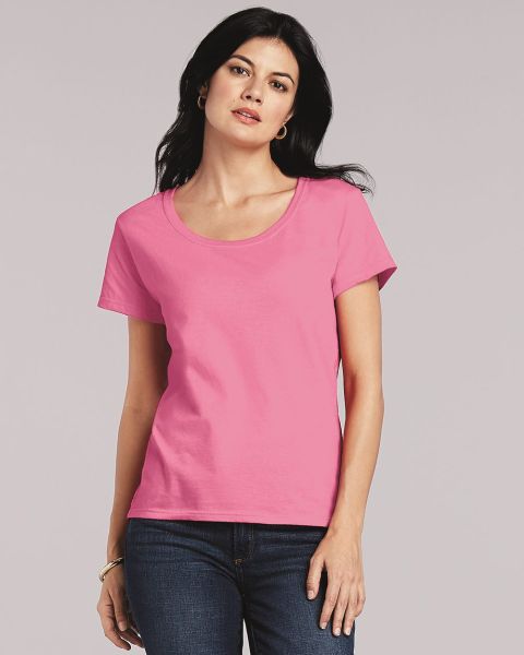 Gildan 64550L - Softstyle Women's Deep Scoopneck T-Shirt