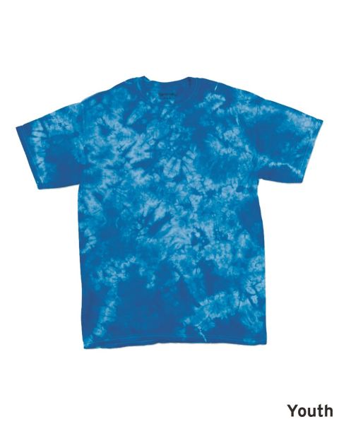 Dyenomite 20BCR - Youth Crystal Tie Dye T-Shirt