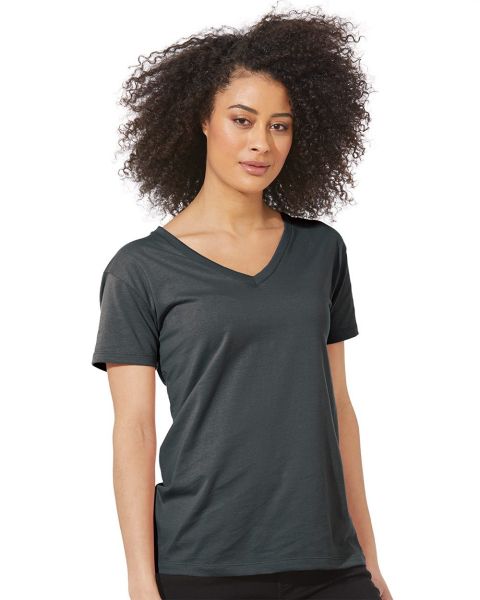 Next Level 3940 - Fine Jersey Women's Relaxed V-Neck Tee