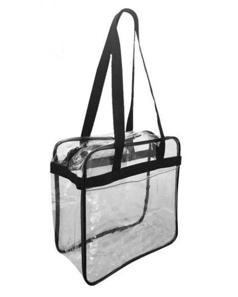 OAD OAD5005 - Clear Tote with Zippered Top