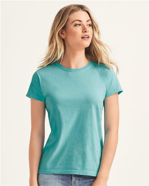 Comfort Colors 4200 - Women's Garment Dyed Lightweight Ringspun Short Sleeve Crewneck T-Shirt